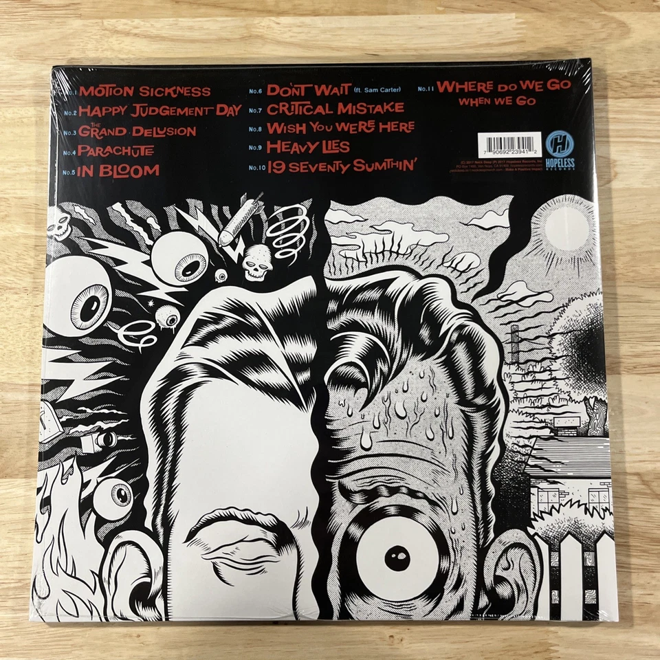 Neck Deep - The Peace And The Panic Vinyl (white w/ black and red splatter) - Image 2 of 2