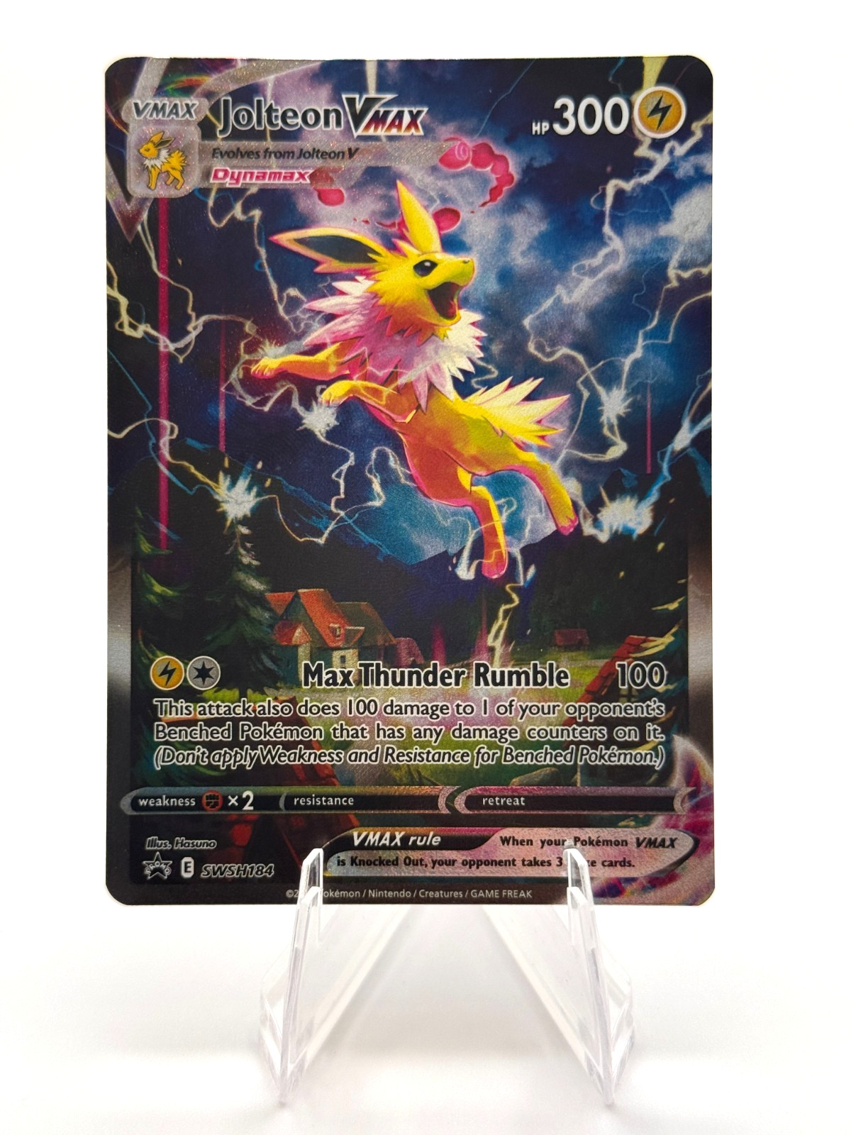 Pokemon Jolteon VMAX SWSH184 Sword & Shield Promo Near Mint