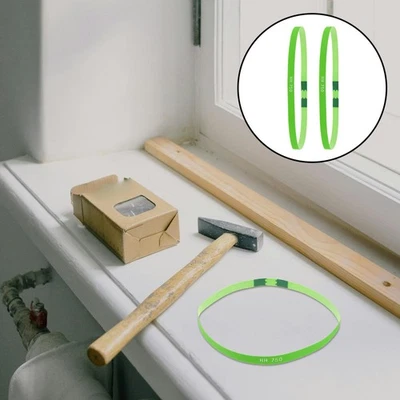 4 Stück Glatt Getriebe Gummiband für Mahjong Tisch Spiel Zubehör Grün - Bild 1 von 4