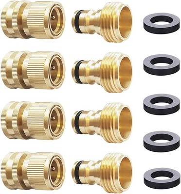 Garden Hose Quick Connect Solid Brass Quick Connector Garden Hose Fitting Water