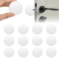 TüRstopper Wand Selbstklebend 12 StüCk 40X8Mm Gummi Weiß TüRklinkenpuffer