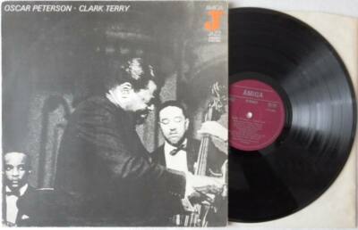 OSCAR PETERSON CLARK TERRY LP Vinyl AMIGA Jazz 1976 * RARE