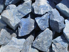 Blue Quartz - Rough Rocks for Tumbling - Bulk Wholesale options
