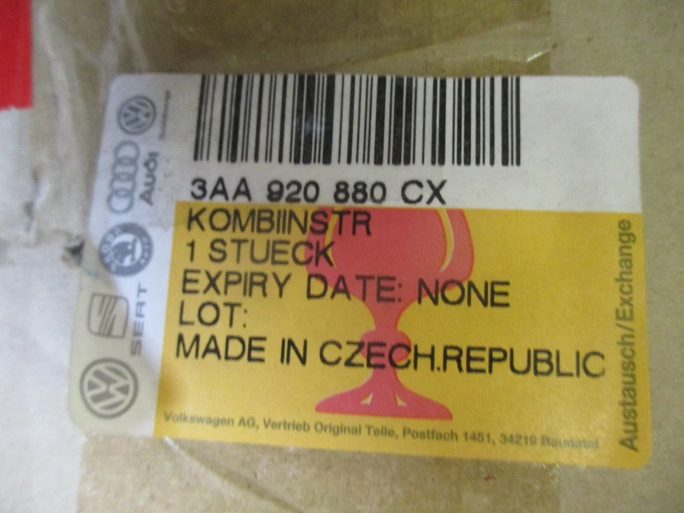 VW Passat B7 CC Diesel Kombiinstrument Tacho Tachometer 260kmh NEU original VAG - Bild 2 von 4