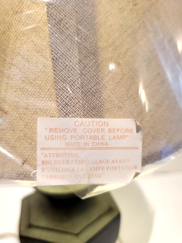 Midwest CBK Llc Gray Accent Lamp 15.5" With Shade - Picture 6 of 14