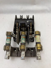 GE THMS31 Used 3P 60A QMR Switch Fused W/ Fuses See Pics #G11
