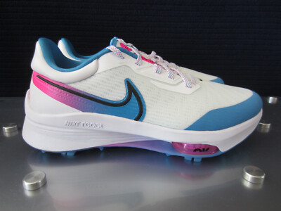 Nike Air Zoom Infinity Tour NEXT% DC5221 104 Herren Golfschuhe Weiß-blau Gr.42,5