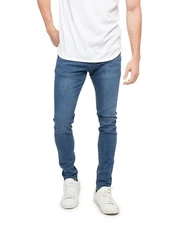 Victorious Men's Washed Basic Super Skinny Fit Stretch Jean Pants DL1000EY