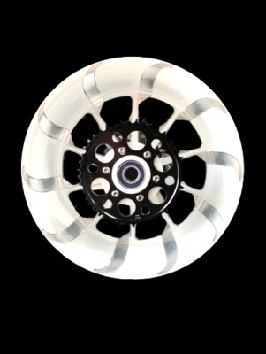 NINJA STOCK SIZE WHITE CONTRAST CUT TORNADO WHEELS 00-05 KAWASAKI