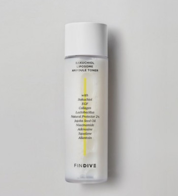 Findive Bakuchiol Liposome Ampoule Toner 150ml Pore minimizing  Anti-aging Toner