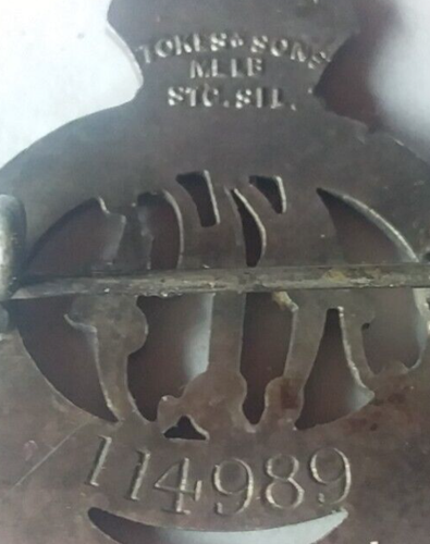 Sterling silver WW1 IMPERIAL SERVICES WOMEN OF AUSTRALIA FOR SERVICE # 114989 - Picture 4 of 4
