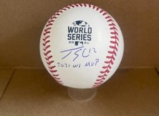 JORGE SOLER BRAVES 2021 WS CHAMPS FIRMADO AUTOGRAFIADO M.L. BÉISBOL BECKETT AUTÉNTICO