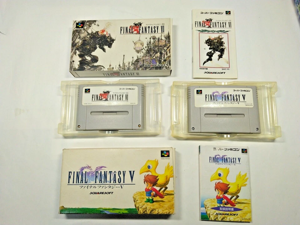 Wholesale Lot 10 Nintendo Super Famicom Mario Final Fantasy Set SNES Japan - Image 4 of 4