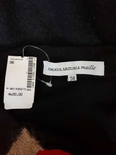 Amaya Arzuaga maille dress Sz 36 5% Licra made in Spain Brand new with tag - 第 9/10 張圖片