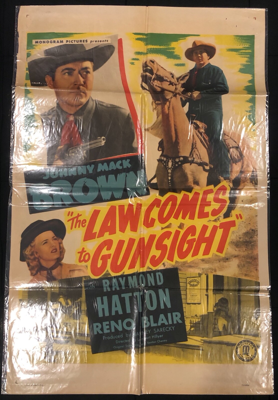 The Law Comes to Gunsight (Monogram, 1947). One Sheet (27" X 41