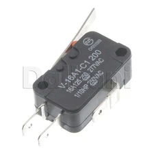 13-02-0026 3 Pin Micro Switch Pin Plunger 16A 277VAC