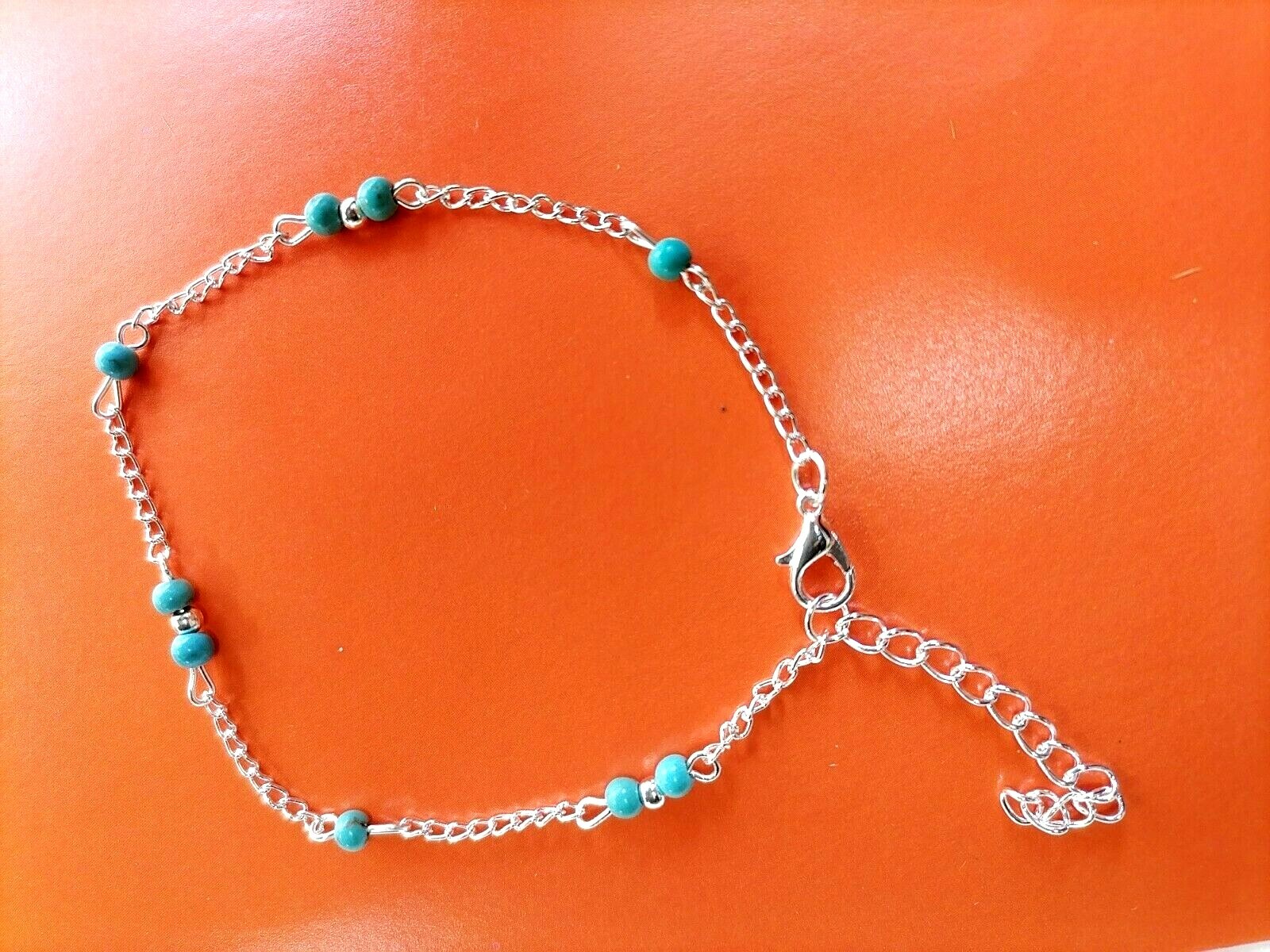 Fashion Boho Turquoise Bohemian Blue Beads Anklet Ankle Bracelet Foot