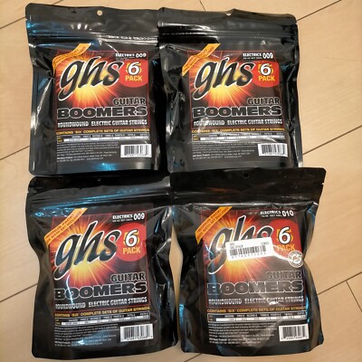 009 * 3er Satz 010 * 1 Satz GHS 6ER-PACK GITARRENBOOMER E-GITARRENSAITEN