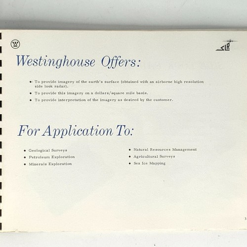 Westinghouse Side Look Radar Applications Images Manual and Film Strip 95x 4-3/8 - Bild 6 von 18