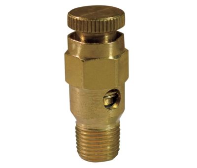 Drain Valve, 1/8'' NPT, Part# PR-2, Brass Body, Teflon Seal, Pumps, Compressors