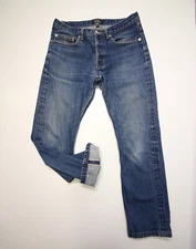 A.P.C. Standard Faded Line Selvedge Denim Jeans Mens 30 READ Actual 30.5" Waist