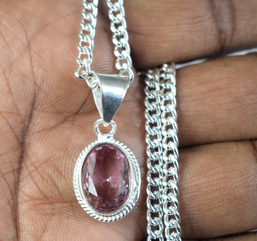 8.80 Carat Natural Pink Spinel Oval Gemstone Certified Pendant Gift For Partner