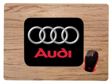 AUDI LOGO NON-SLIP NEOPRENE CUSTOM MOUSE PAD FREE SHIPPING