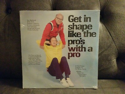 1960's SEALED NOS LP Stan Musial/Doc Eberhardt Get In Shape St Louis Cardinals
