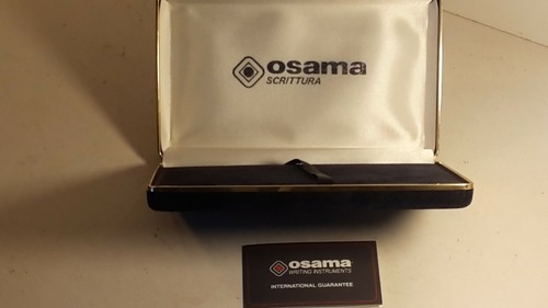 OSAMA-CUSTODIA PER PENNA O STILO-VINTAGE-CON GARANZIA-ASTUCCIO-SCATOLA-USATA - Foto 2 di 9