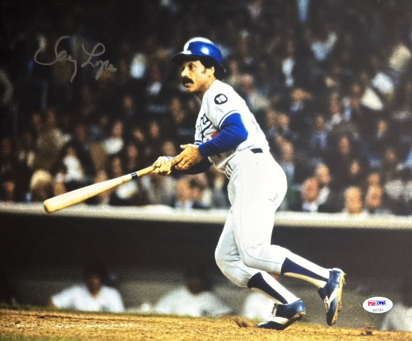 Davey Lopes Autographed Signed Los Angeles Dodgers 11x14 Photo PSA 8A57804 