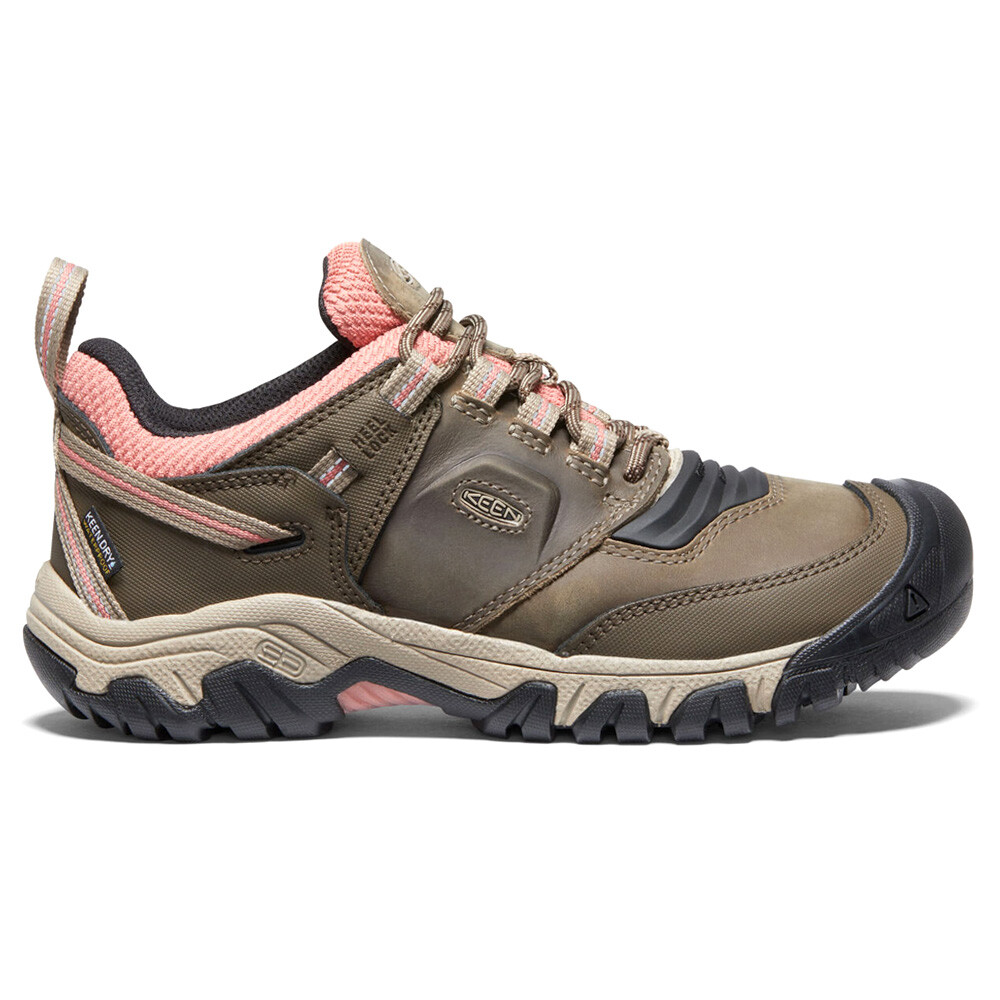 Keen Ridge Flex Waterproof Womens Brown Hiking Sneakers Athletic Shoes 1025295