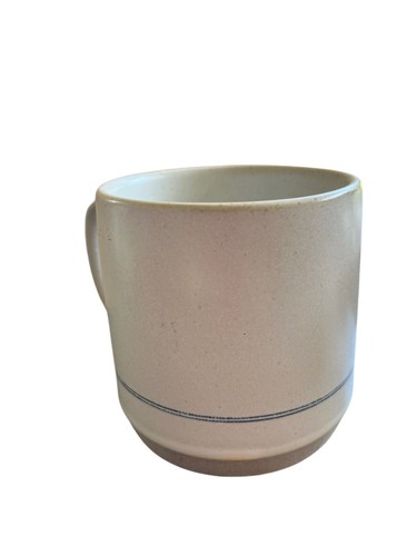 Rare SET 2 Hearth & Hand Magnolia Distressed Stripe Stoneware Mug Lid Pitcher - Picture 3 of 19