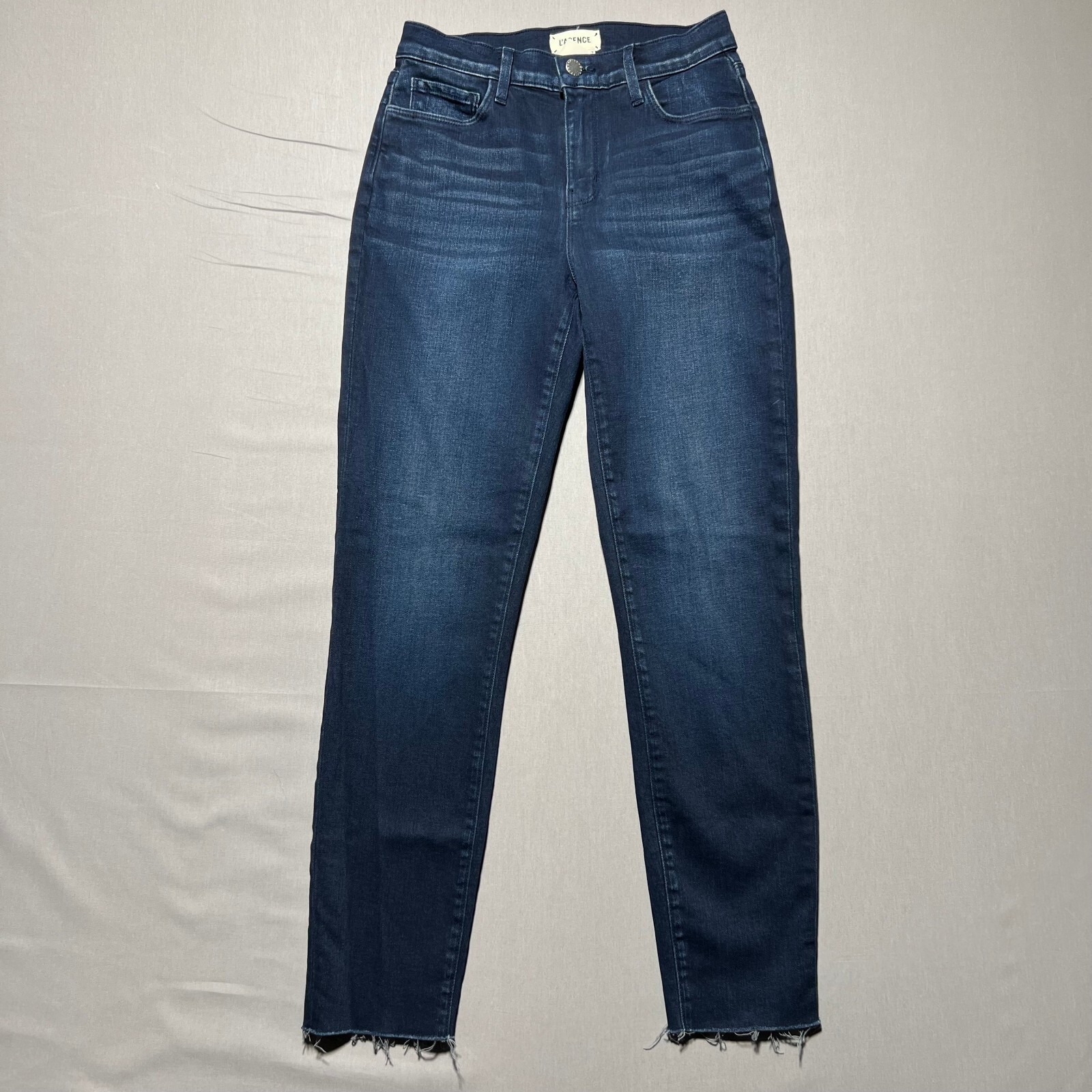 L'AGENCE EL Matador Womens Anchor Blue Denim High Rise Slim Skinny Jeans Size 25