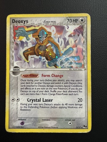 Deoxys Delta Species 2/17 POP Series 4 Holo Pokemon Card