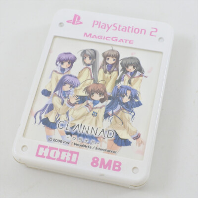 CLANNAD クラナド MEMORY CARD 8MB HORI PS2 Memory Card 8MB CLANNAD for Playstation 2 Japan