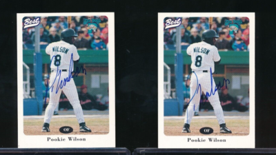 1996 Best Portland Sea Dogs #29 Pookie Wilson signed auto