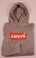 NWT Girls Levi's Gray Hoodie Levi's Batwing Logo size Large 12-13 years