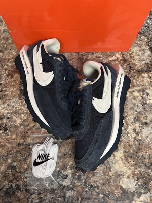 ld waffle x sacai x fragment blackened blue