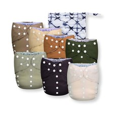 Nora's Nursery Large Pocket Cloth Diaper 7 Pack for Toddlers 35 to ... Fast Ship