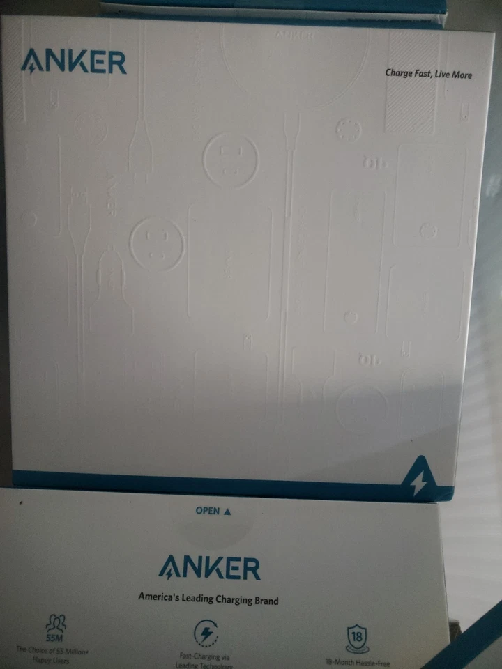Carregador portátil Anker PowerCore Slim 10000mAh Power Bank bateria carregamento - Imagem 2 de 2