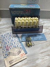 VTG Clairol Kindness 20 Instant Hair Setter Hot Curler Set Denmark 60s No Cord