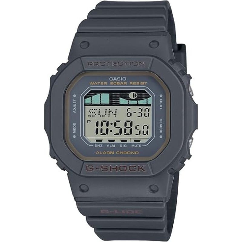 Casio G-Shock GLX-S5600-1JF G-Lide Schwarz Gezeiten Mond