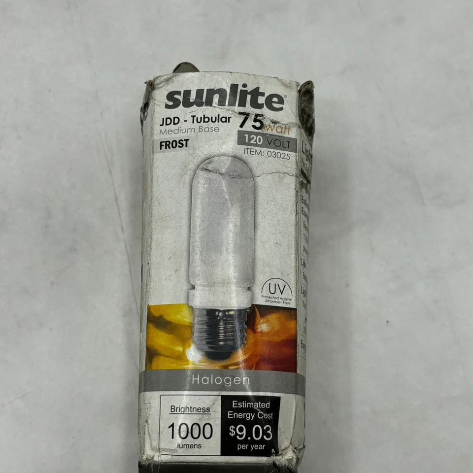 Sunlite 75T10/FR JDD 75W 120V Double Envelope Medium Frost - Image 3 of 4