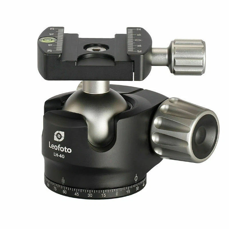 LEOFOTO LH-40 Ball Head for Tripod 40mm Low Profile Arca Compatible w QR Plate - Image 3 of 4