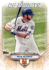2021 Topps DH Debuts #DHD5 Pete Alonso New York Mets 🔥⚾🔥