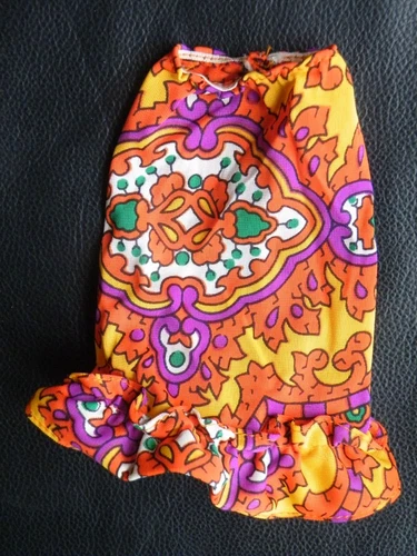 Vintage 1972 Barbie MOD Purple Pleasers #3483 SKIRT Mattel TAG   Free Ship