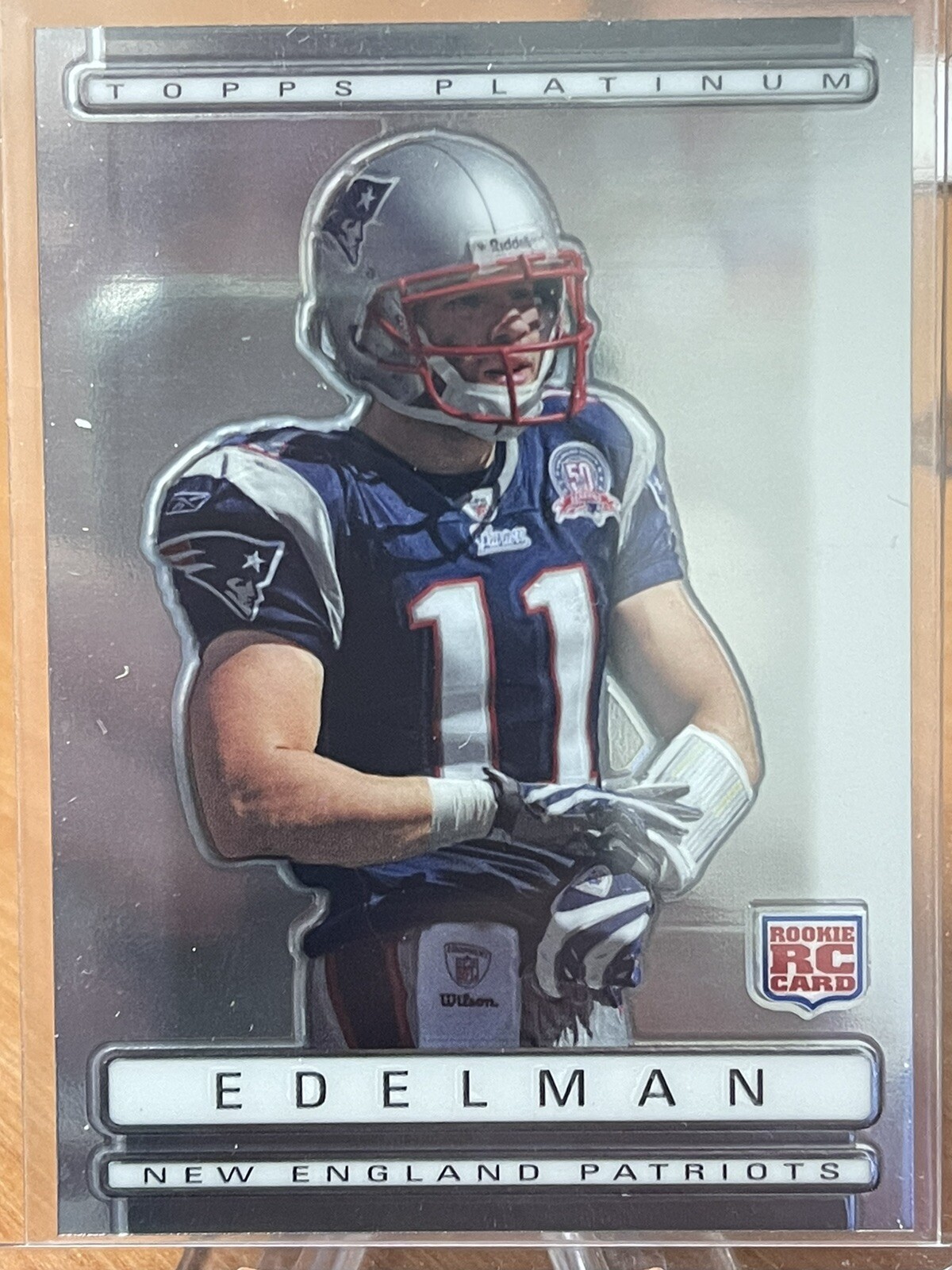 2009 Topps Platinum Julian Edelman Rookie RC #159