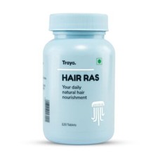 Traya Hair Ras 120 Tablets for Natural Hair Nourishment Herbal Formula Tablets