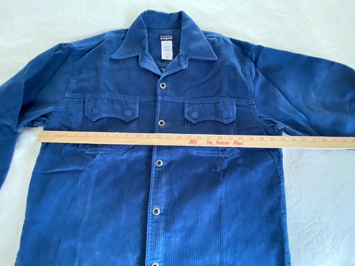 Patagonia 2006 Rhythm Corduroy Extenstion Cord Shirt / Jacket Blue