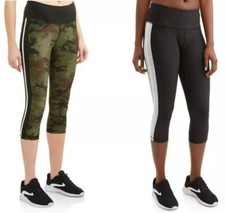 Athletic Works Printed Core Performance Capris M 8-10 , L 12-14 NWT